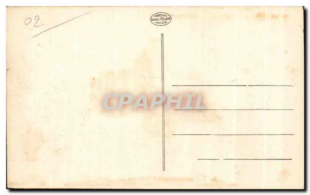 Cementerio Francés de Vailly (Aisne) — vista general — J. Turiant, Tabue de la Gare, n°36 - Reverso