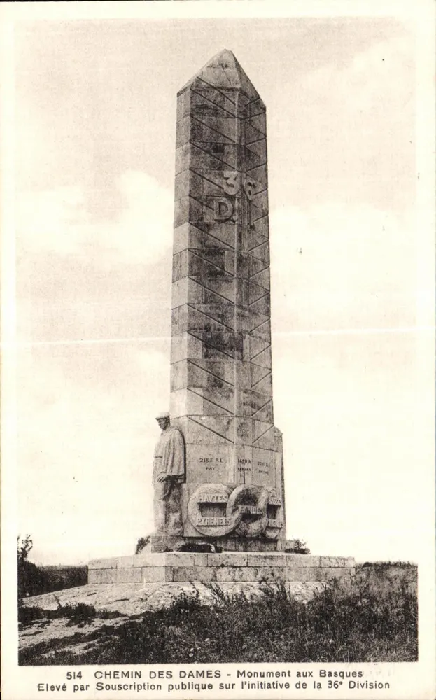 Caminho das Damas — Monumento aos Bascos — n° 514 - Frente