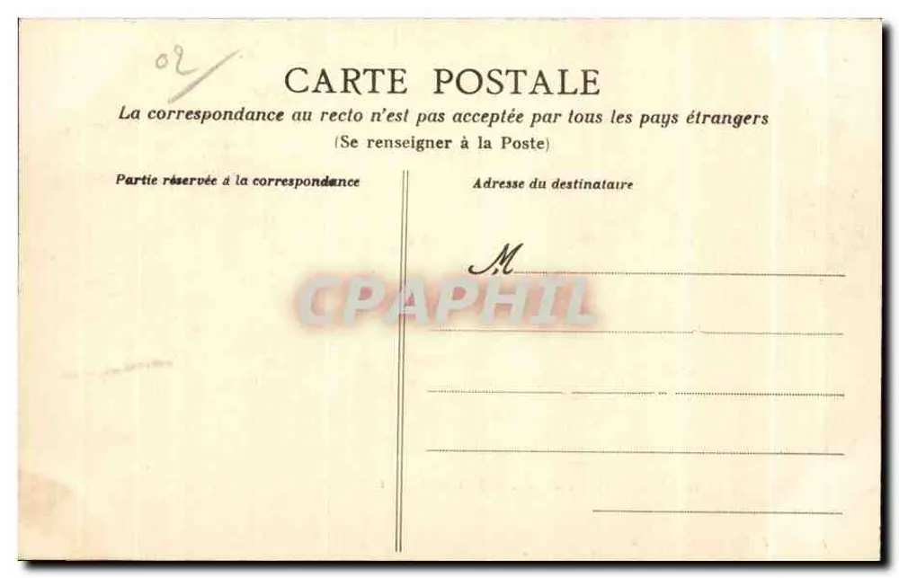 Soissons - A ilha e o dique de Vauxrot — Livraria P. Lauthelin, Soissons, n°35 - Verso