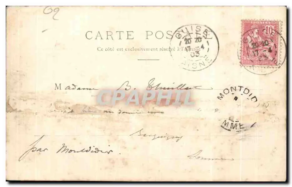 Rückkehr von der Manöver — Bauernhof in Buisson — Raymond, phot. Verlag, Sissone - Rückseite