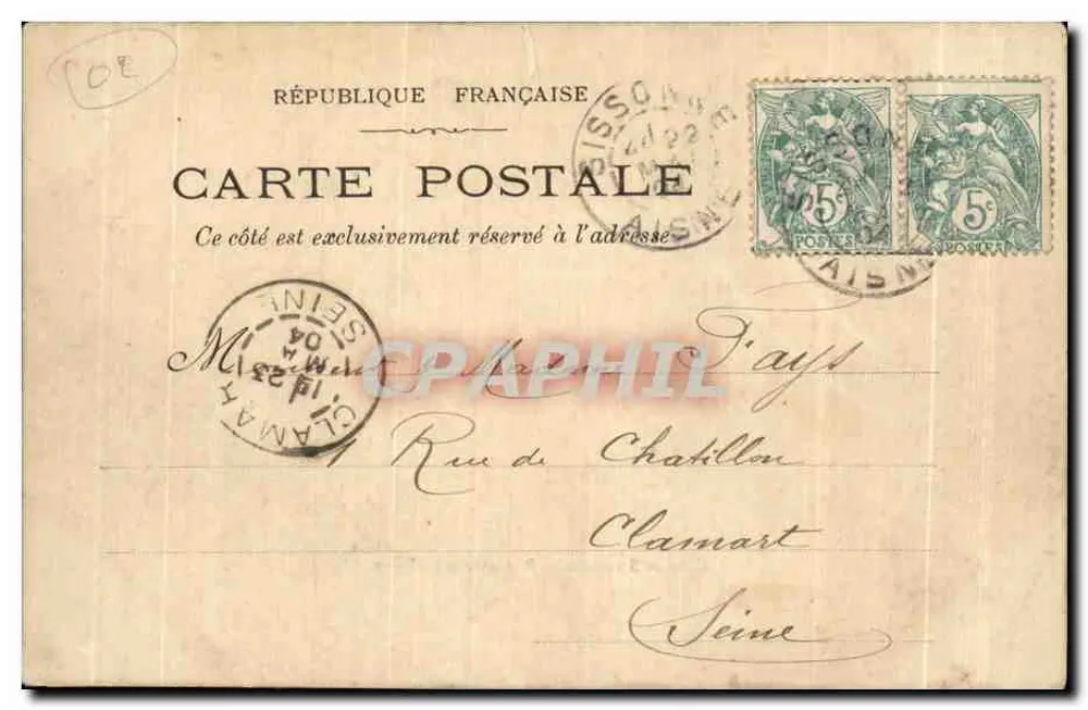 Camp de Sissonne — Repos dans le Camp — Imprimé par TARAMA-FACQUEL, LONNAYE - Verso
