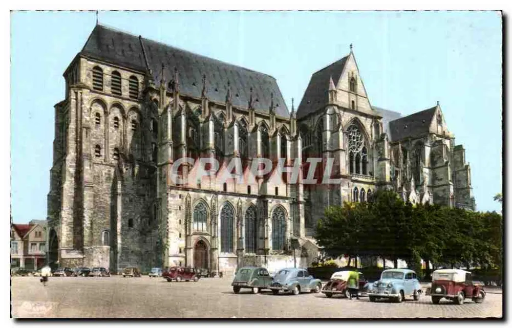 Saint-Quentin — Catedral (construída de 1230 ao séc. XV) — COMBIER MACON - Frente