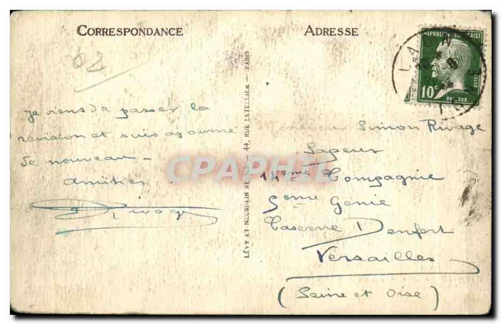 Laon - Rue du Rempart du Nord — LL, n°89 - Verso