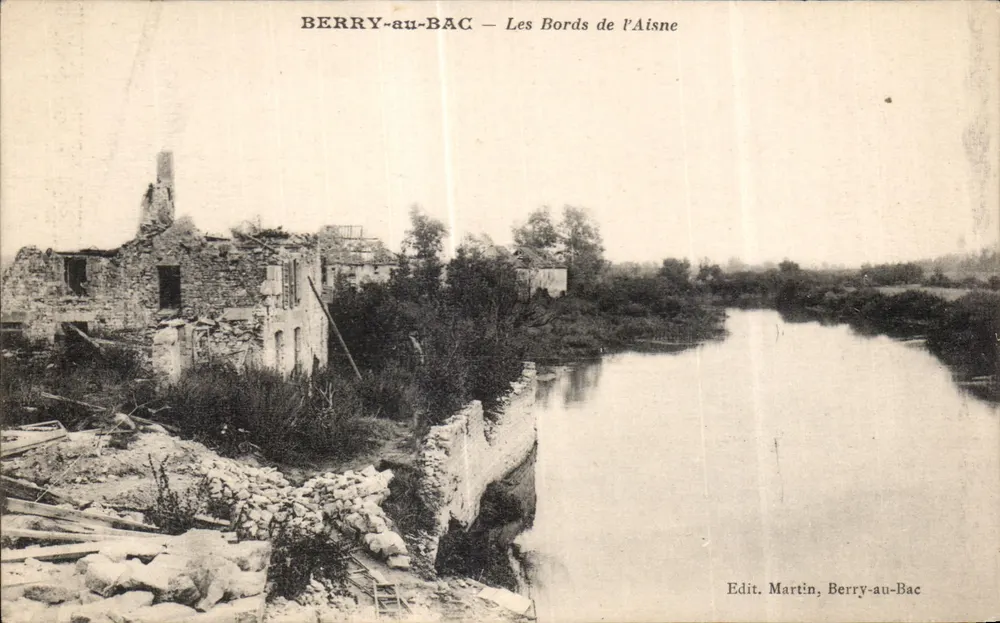 Berry-au-Bac — Die Ufer der Aisne — Verlag Martin, Berry-au-Bac - Vorderseite