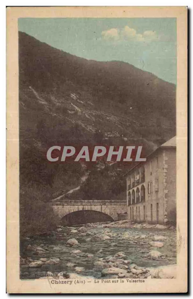 Chézery (Ain) — Der Brücke über die Valsérine — anonymer Verlag, Seriennummer nicht sichtbar - Vorderseite