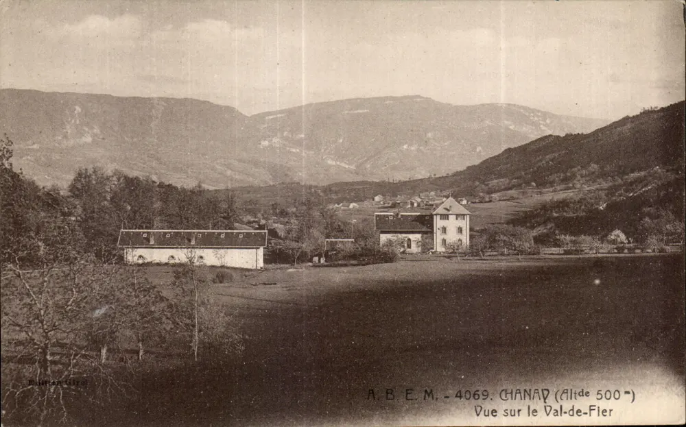 Chanan (Altitude 500 m) — Vista sobre o Val-de-Fier — A.B.E.M. - 4069 - Frente