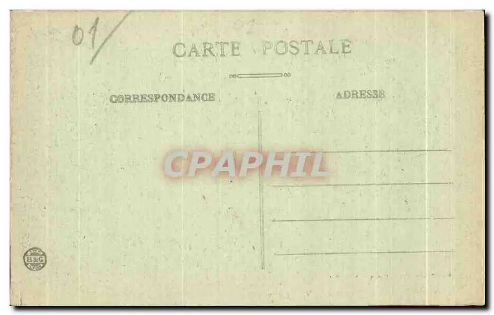 Chartreuse de SÉLIGNAT — Vue générale — édit. Bourg Ci A. Cordier - Verso