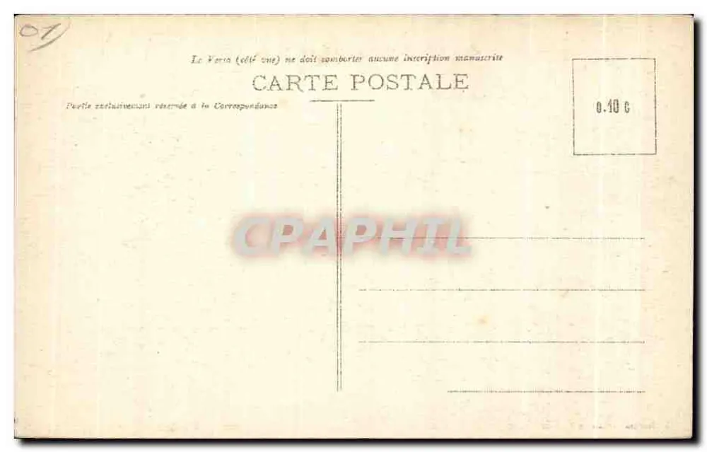 Mijoux vom Pass der Faucille (Höhe 1333m) gesehen — Verlag Michaud, Valence, Serie 481 - Rückseite