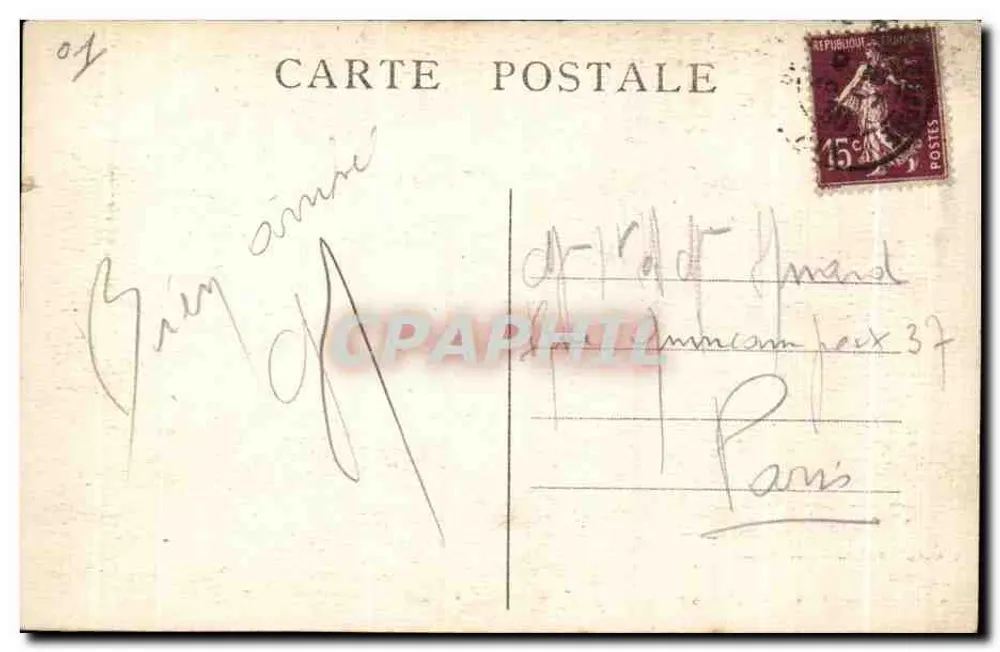 Bellegarde — A Perda do Rio Rhône e Visão Geral — L. Michaux, Edit. Bellegarde (Depositado) n°128 - Verso