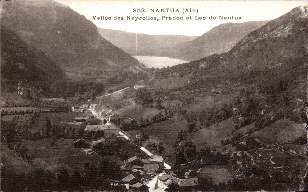 Tal der Neyrolles, Pradon und See von Nantua — Nantua (Ain) — Nr. 352 - Vorderseite