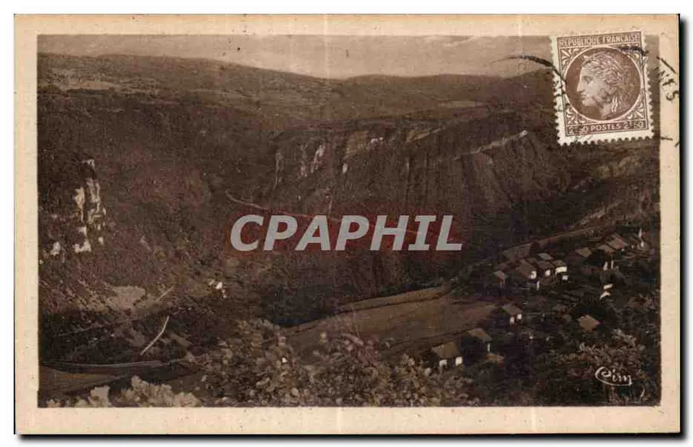 Umgebung von HAUTEVILLE (Ain) — Lacoux und Gorges de Charabotte — Verlag C. Pim - Vorderseite
