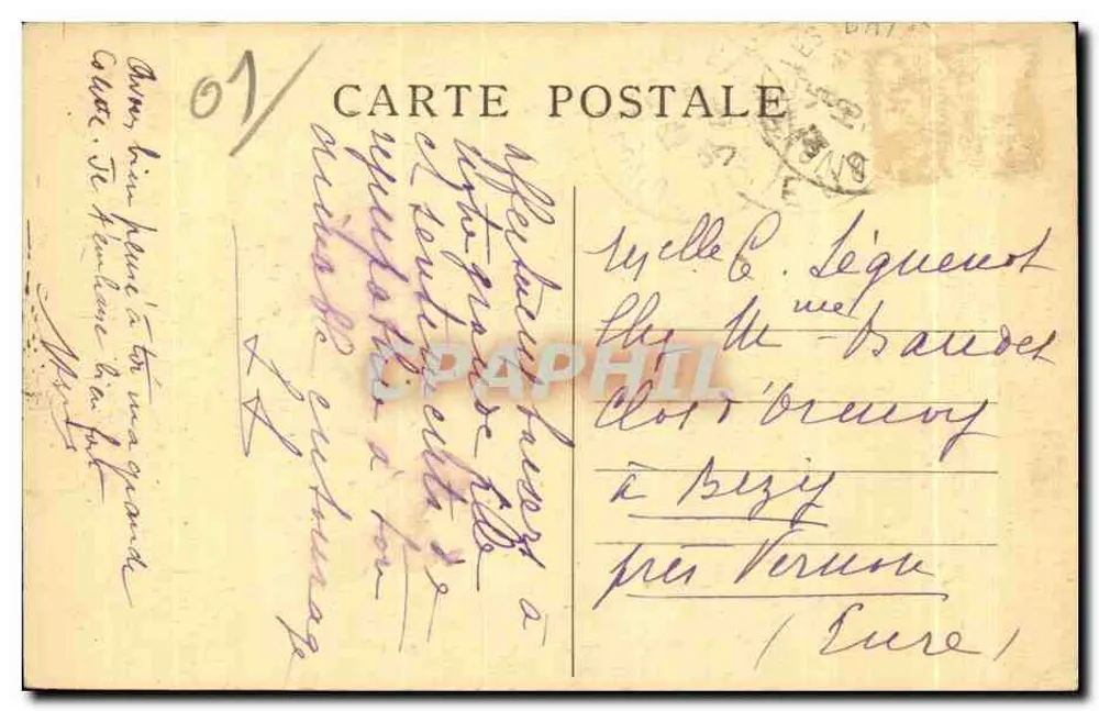 Chalet-Hôtel de la Mainaz — La Faucille, in der Nähe von Gex (Ain) — L. Michaux, Verlag, Bellegarde - Rückseite