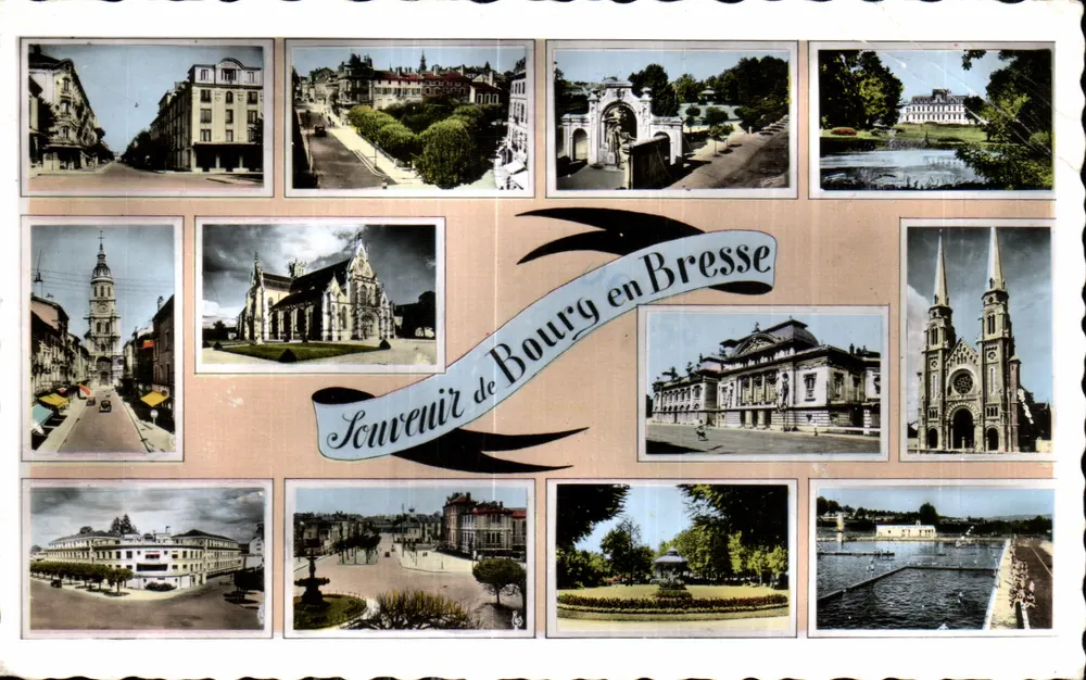 Bourg-en-Bresse — Souvenir de Bourg en Bresse — éditeur non visible - Recto