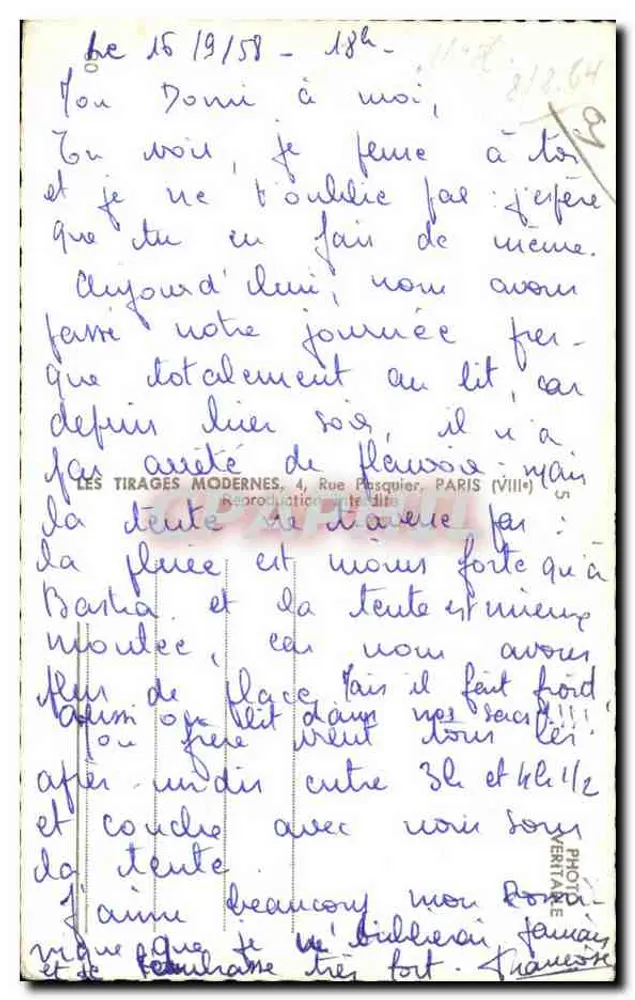 Bourg-en-Bresse — Lembrança de Bourg-en-Bresse — CPAPHIL - Verso