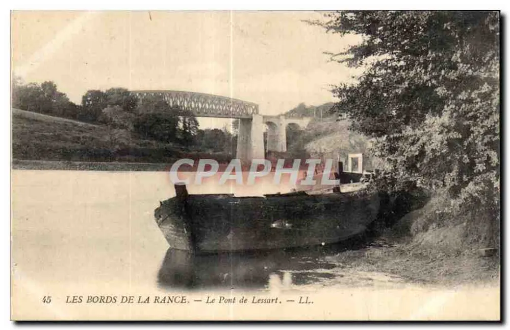 Die Ufer der Rance — Die Brücke von Lessart — LL. - Vorderseite