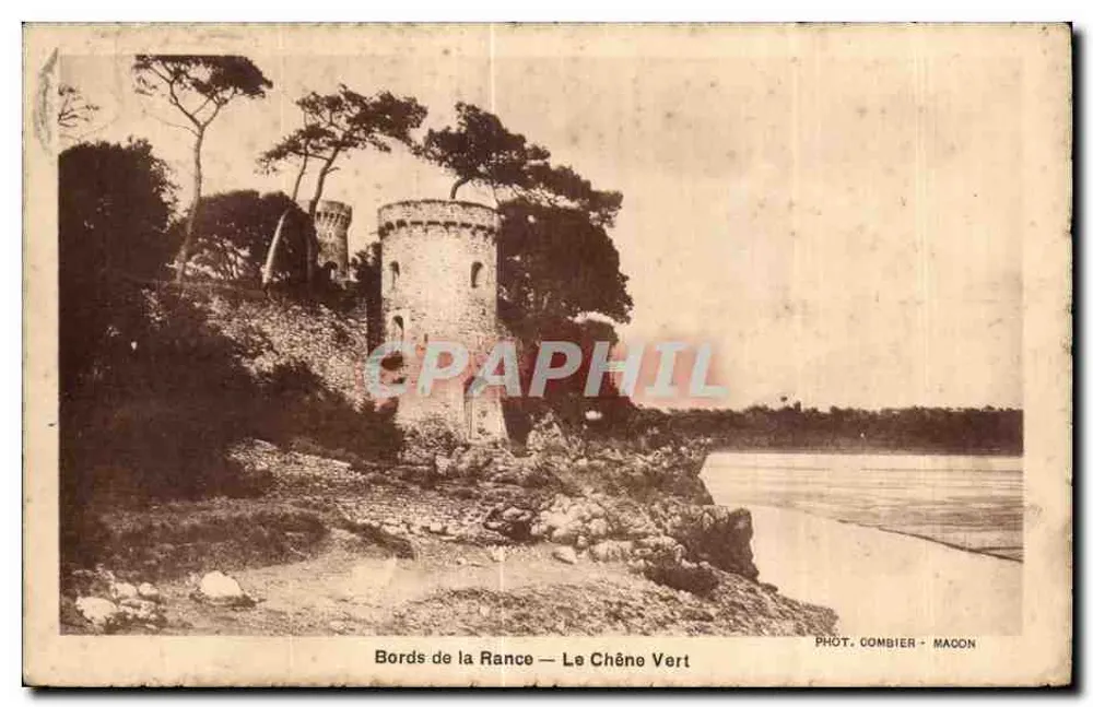 Margens da Rance — O Carvalho Verde — Fot. Combier, Macon - Frente