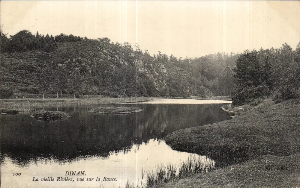 Dinan. Die alte Flussufer, Ansicht der Rance — ND. Rhône, n° 100 - Vorderseite