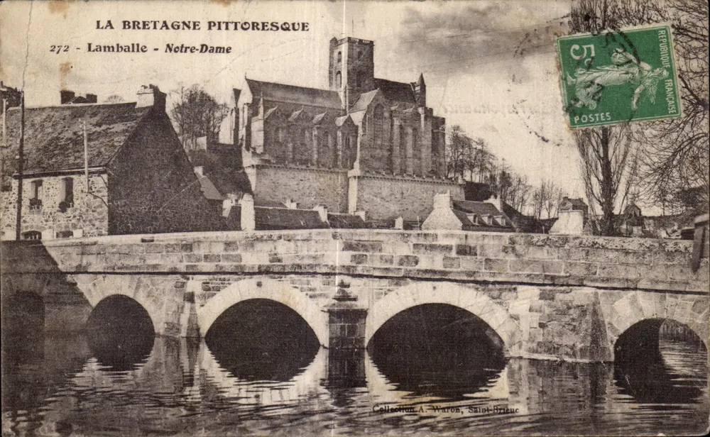 Lamballe - Notre-Dame — éditeur A. Waron, Saint-Brieuc, n° 272 - Vorderseite