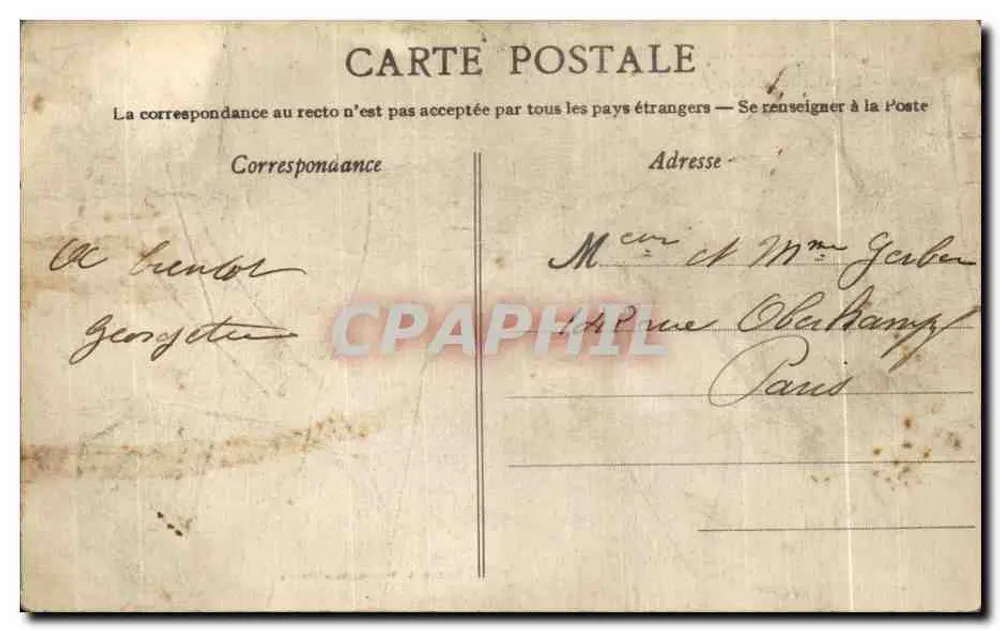 Lamballe - Notre-Dame — éditeur A. Waron, Saint-Brieuc, n° 272 - Rückseite