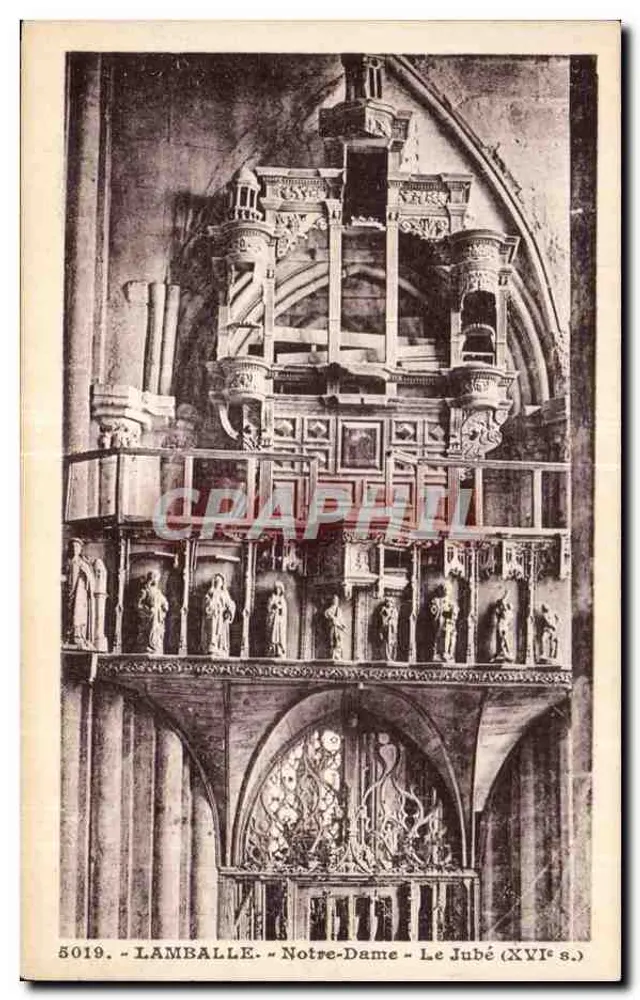 Lamballe - Nossa Senhora - O Jubé (século XVI) - Frente