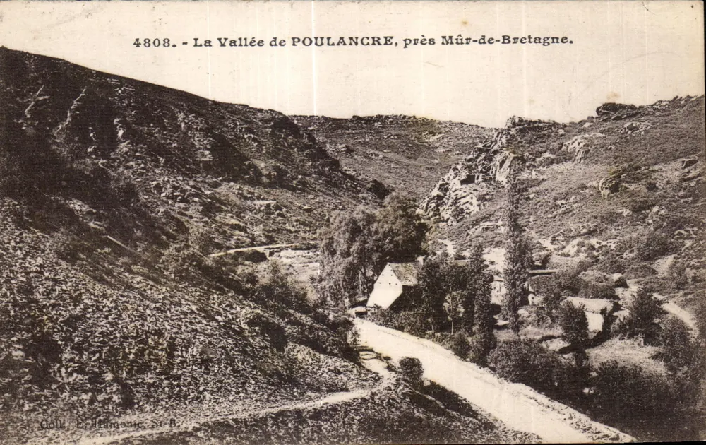La Vallée de POULANCRE, nahe Mûr-de-Bretagne — Verlag: Coll. E. Hramoune, Nr. 4808 - Vorderseite