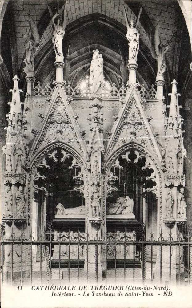 Kathedrale von Tréguier — Innenraum — Das Grab des heiligen Yves (Côtes-du-Nord) - Vorderseite