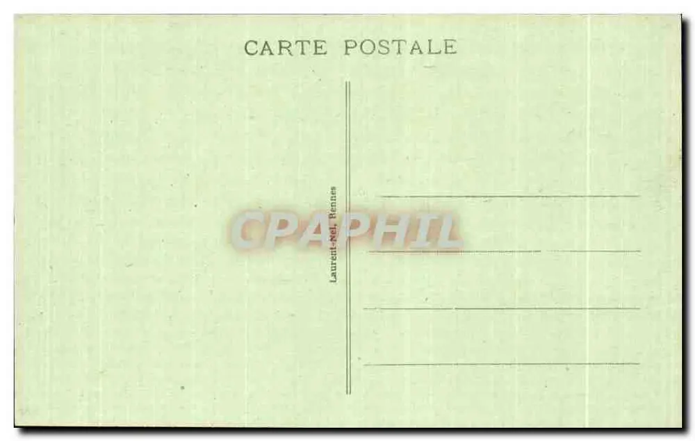 Rennes - Palast der Gerechtigkeit - Säulenportikus - Innenhof — 1832 - Rückseite