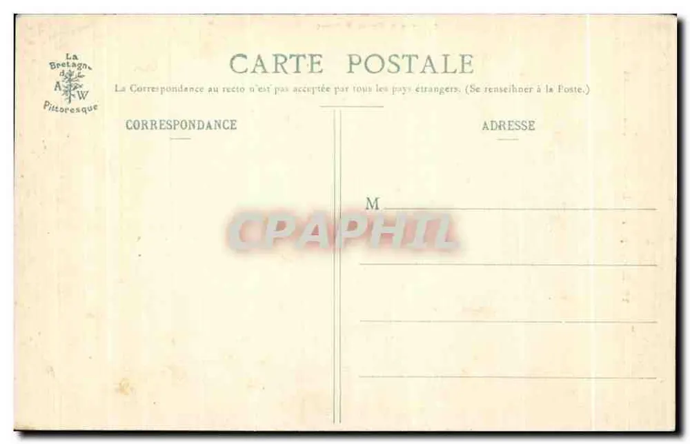 Cap Fréhel - Eingang zu den Höhlen — La Bretagne Pittoresque, 1885 - Rückseite