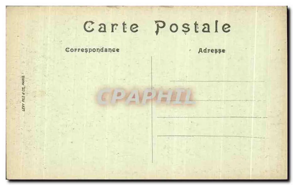 Cap Fréhel — Die Spitze von Toulifer — Lévy Frères & Cie, Paris - Rückseite