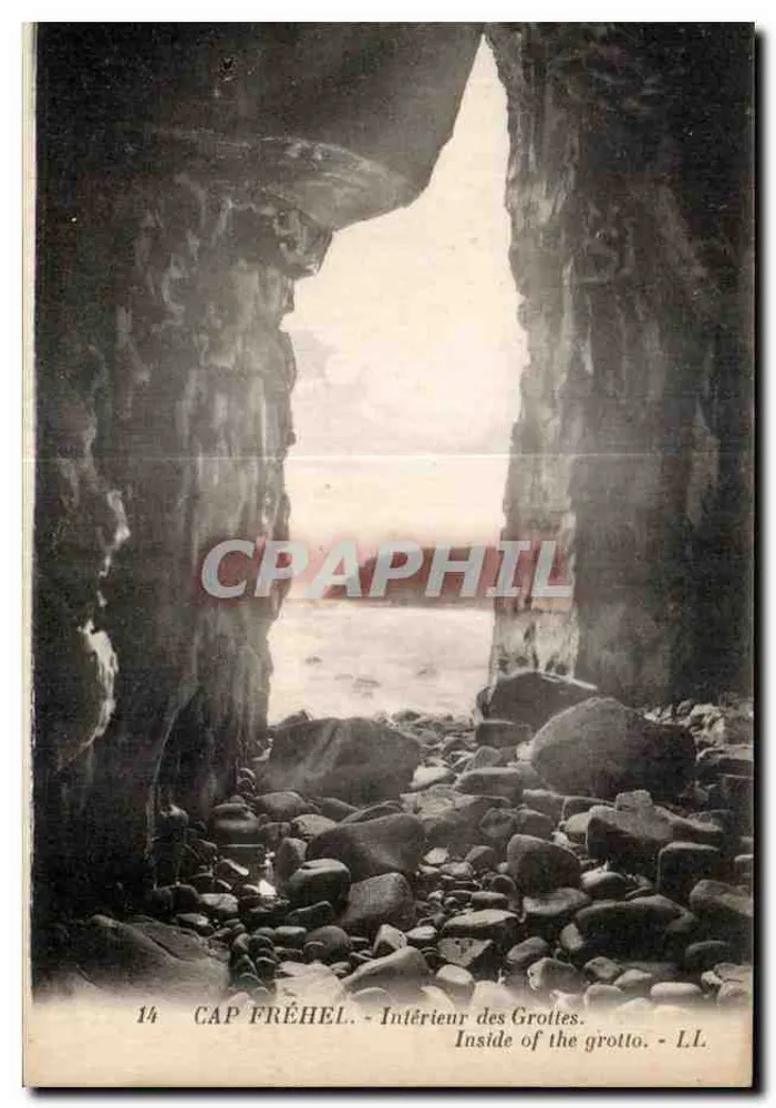 Cap Fréhel — Innenansicht der Höhlen — L.L. n°14 - Vorderseite