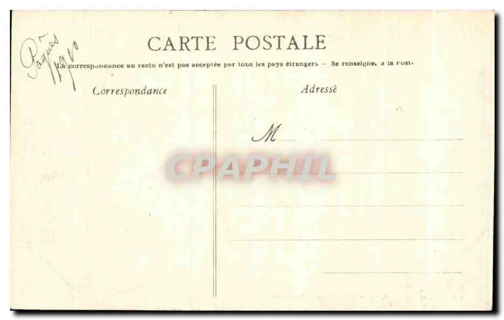 Plouha (Côtes-du-Nord) — As Falésias do Palus — Editor: E. Buart, St-Briac - Verso