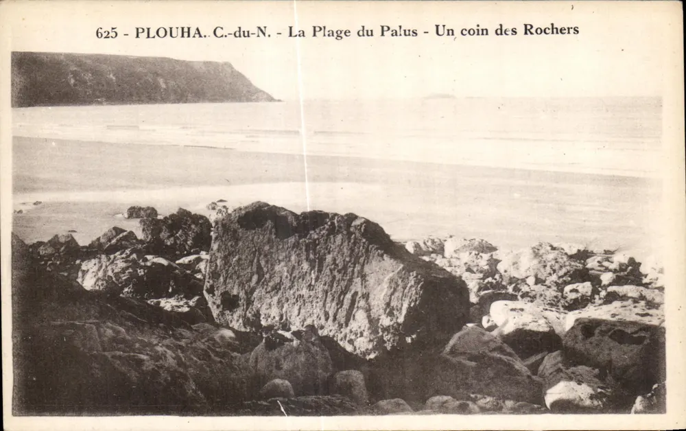 PLOUHA.C.-du-N. - Die Bucht von Palus - Ein Stück der Felsen — 625 - Vorderseite