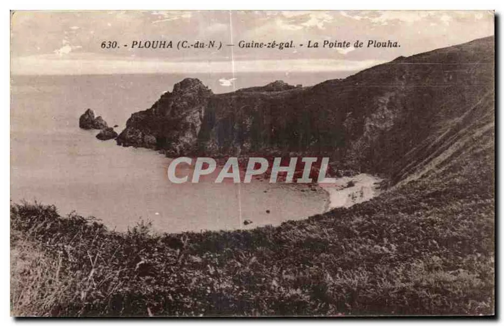 Die Spitze von Plouha — Plouha (Côte-d'Armor) — Verlag: Edith-Photo, Plouha (C.-du-N.) — Seriennummer 630 - Vorderseite