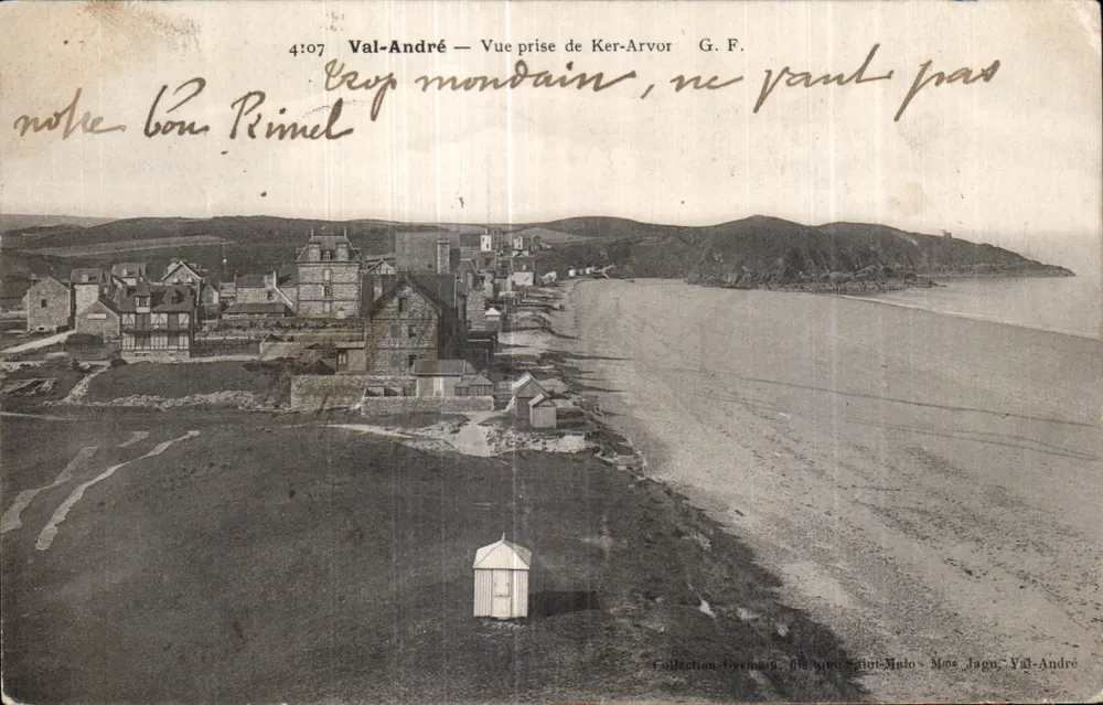 Val-André — Vista tirada de Ker-Arvor — G.F. n°4:07 - Frente