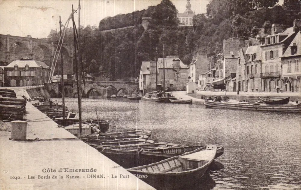 Côte d'Emeraude — Die Ufer der Rance — Der Hafen — DINAN - Vorderseite