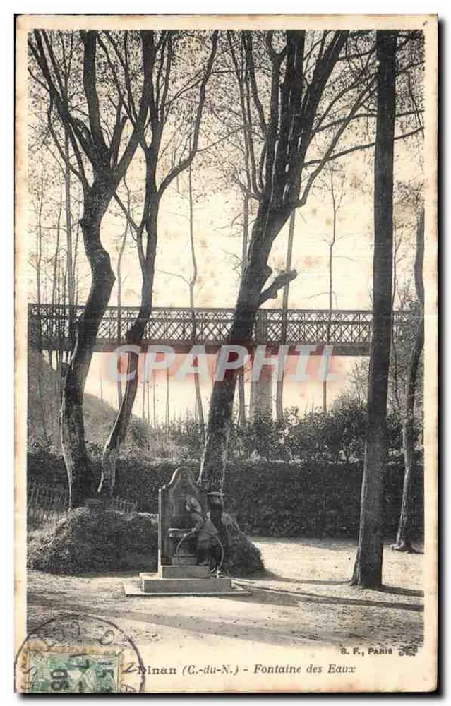 Dinan (C.-du-N.) - Fontaine des Eaux — B. F., Paris - Frente