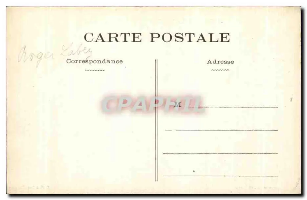Trestraou - Allgemeiner Blick auf den Strand — Verlag: T. Yappell, Paris - Rückseite