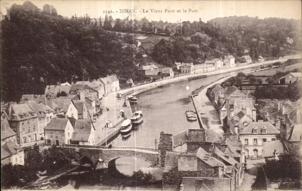 Dinan — Der Alte Brücke und der Hafen — anonymer Verleger, Seriennummer 2342 - Vorderseite