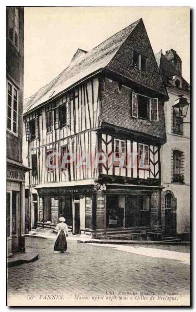 Vannes — Haus, das Gilles de Bretagne gehörte — Verlag Magasins Modernes, Vannes - Vorderseite