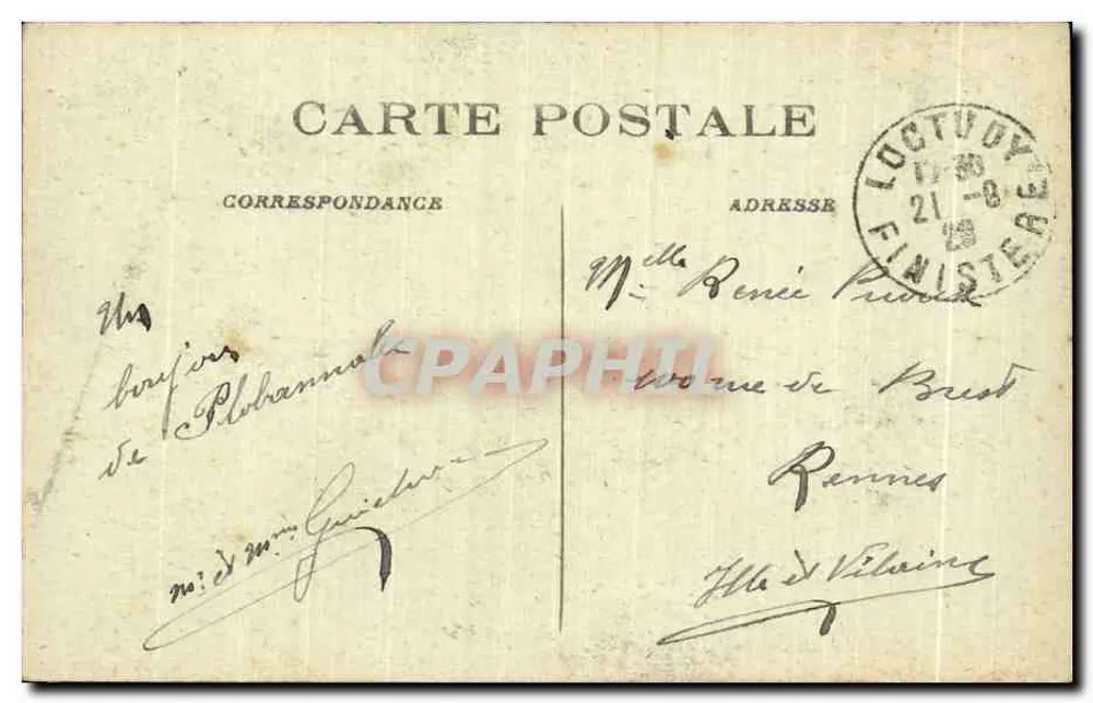 Ploubalannec — A Igreja — Villard, Quimper - Verso