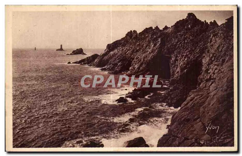 Pointe du Raz — Wilde Küste — Les Éditions d'Art YVC, Paris, n°10 - Vorderseite