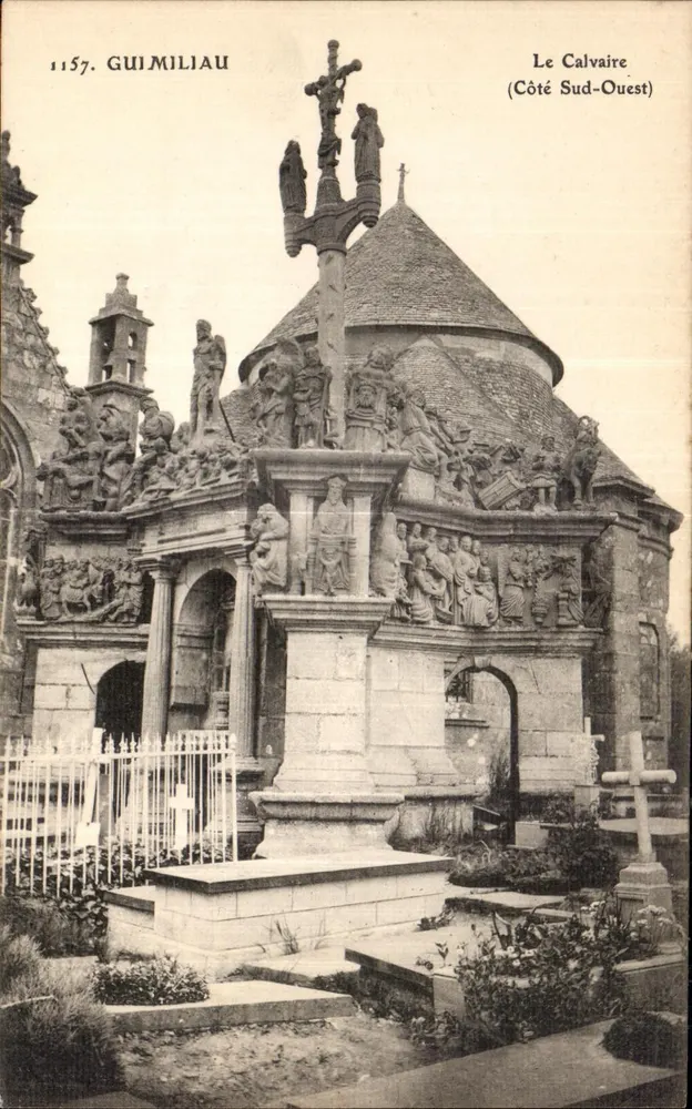 Guimiliau — Der Calvarienberg (Südwestseite) — Guimiliau, n° 1157 - Vorderseite