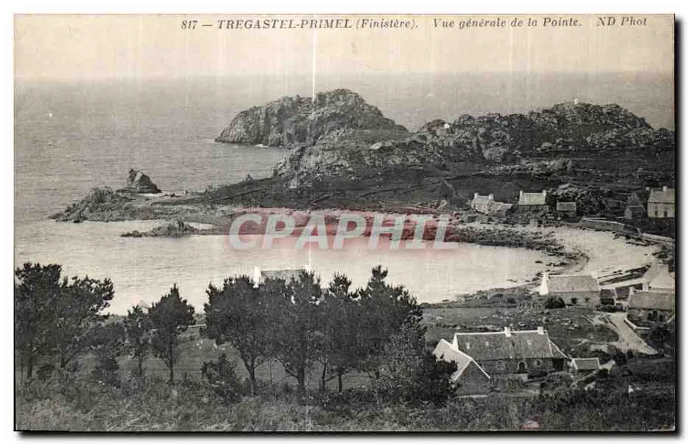 TREGASTEL-PRIMEL (Finistère) — Allgemeiner Blick auf die Spitze — ND Phot - Vorderseite