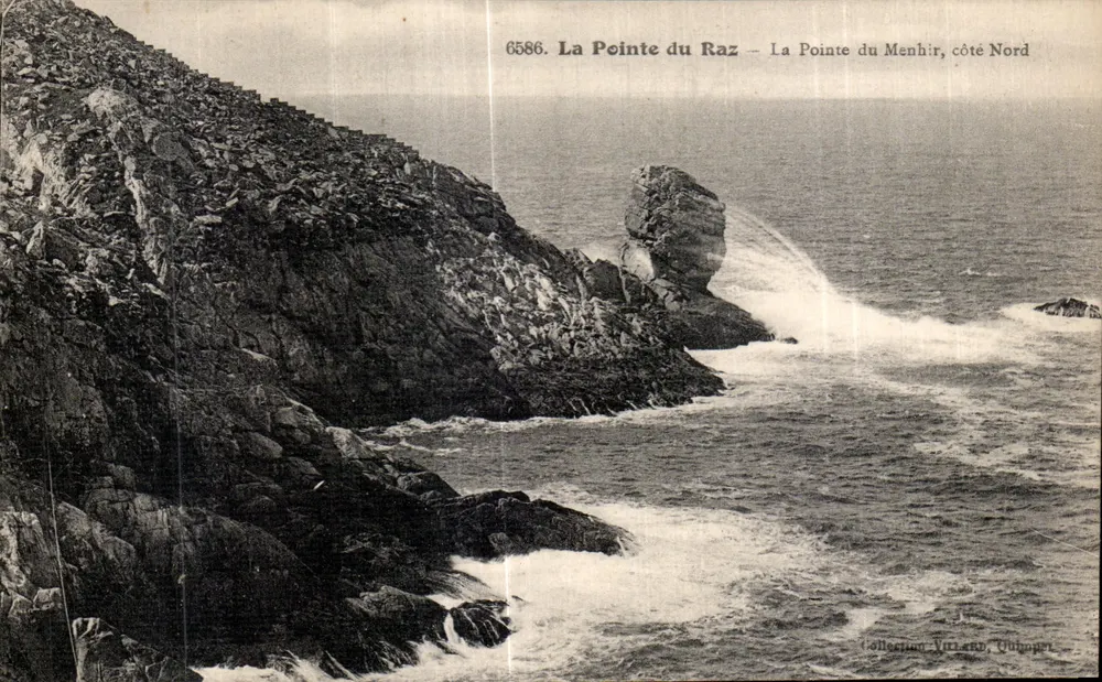 A Ponta do Raz — A Ponta do Menhir, lado Norte — Coleção Villars, Oubouper - Frente