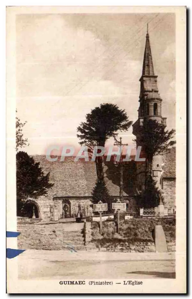 Guimaec (Finistère) — A Igreja - Frente