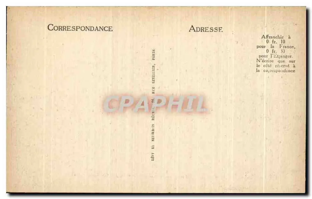 Saint-Pol-de-Léon (Finistère) — Alte Präbendenhäuser — Verlag Lévy & Neurieux, Paris, Nr. 97 - Rückseite