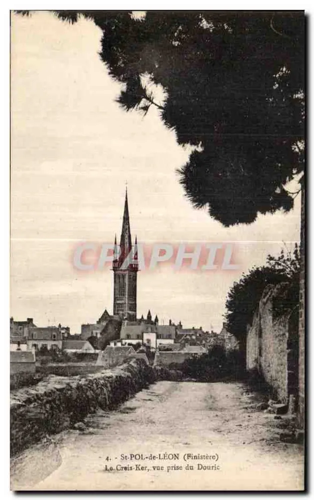 St-POL-de-LÉON (Finistère) — Ansicht von Douric — unbekannter Verlag, Seriennummer 4 - Vorderseite