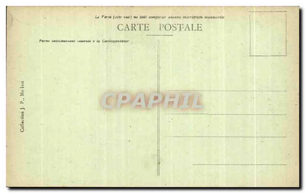 St-POL-de-LÉON (Finistère) — Ansicht von Douric — unbekannter Verlag, Seriennummer 4 - Rückseite