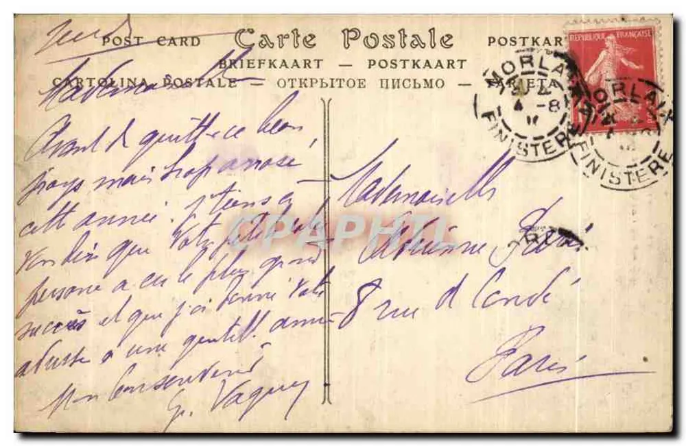 Tré gastel-Primel (Finistère) — Kaiserfelsen — ND Phot. n°739 - Rückseite