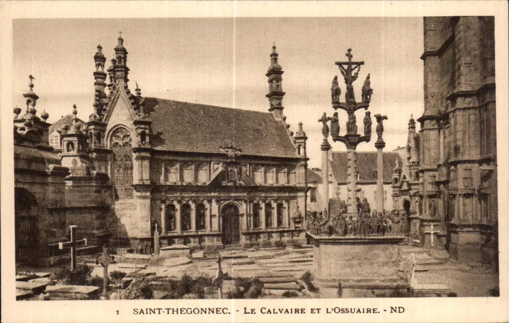 Saint-Thégonnec - Der Calvarienberg und das Ossarium - ND - Vorderseite